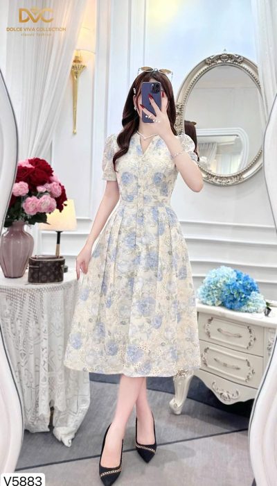 JARDIN BLEU – GENTLE BLOOM IN EVERY DETAIL | V5883