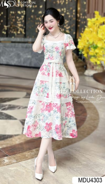 JARDIN D'ÉTÉ – BLOOMING CHARM IN EVERY THREAD | MDU4303