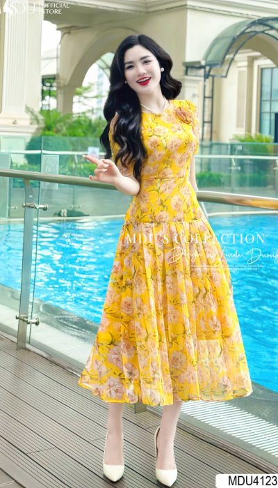 FLEUR D'OR – BLOOMING CHARM IN SOFT YELLOW | MDU4123