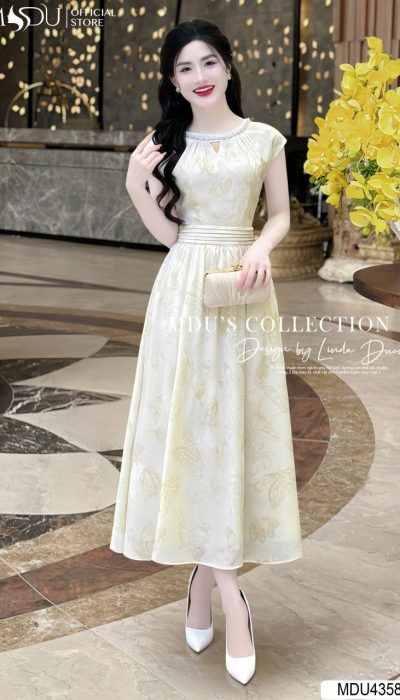 ELEGANT FLORAL – GRACEFUL EMBROIDERY | MDU4358