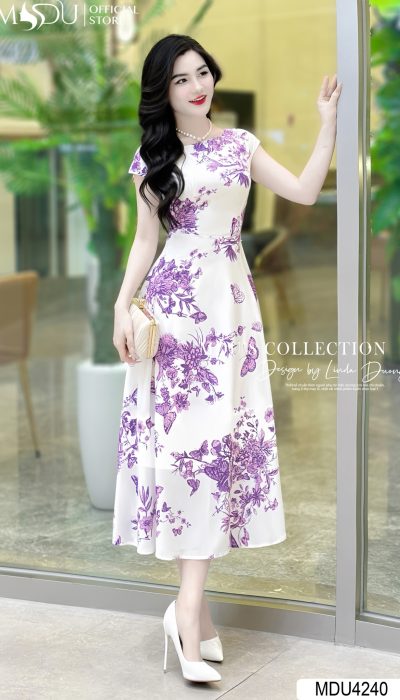FLEUR D'ÉLÉGANCE – BLOSSOMING BEAUTY IN PURPLE | MDU4240