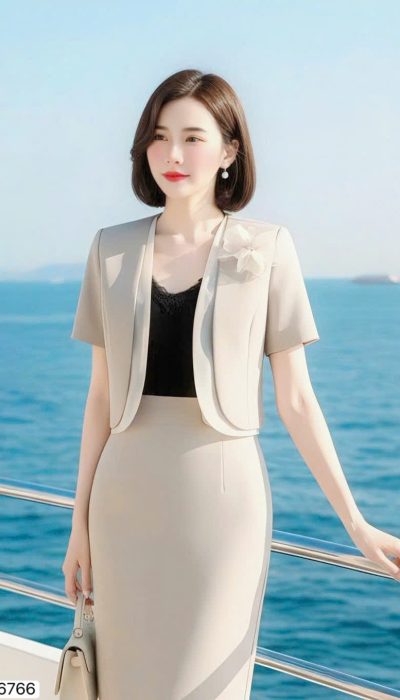 ✨ URBAN CHARM – MODERN STRUCTURED DRESS | DS6766