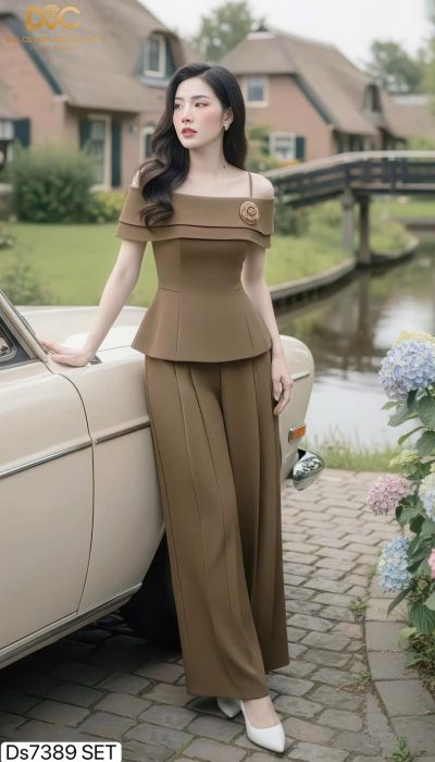 DS7389 – URBAN CHIC 🤎 | Modern Power & Timeless Elegance