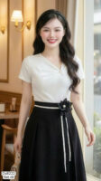 The Monochrome Parisian Chic Ensemble - DS8222