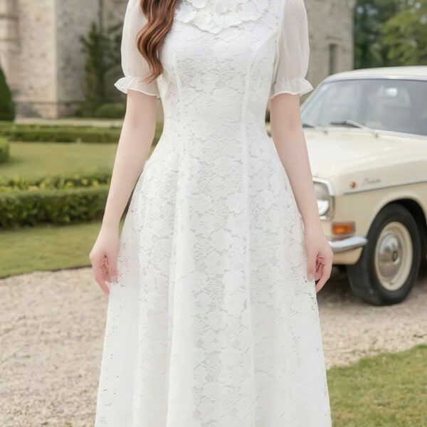 The Ethereal Vintage Garden Serenity Gown - DS7845