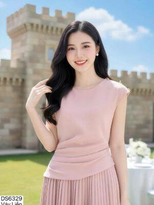 The Rose Petal Serenade Vintage Gown - DS6329