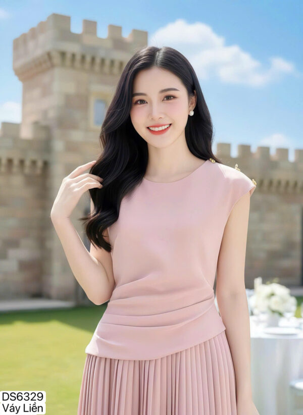 The Rose Petal Serenade Vintage Gown - DS6329