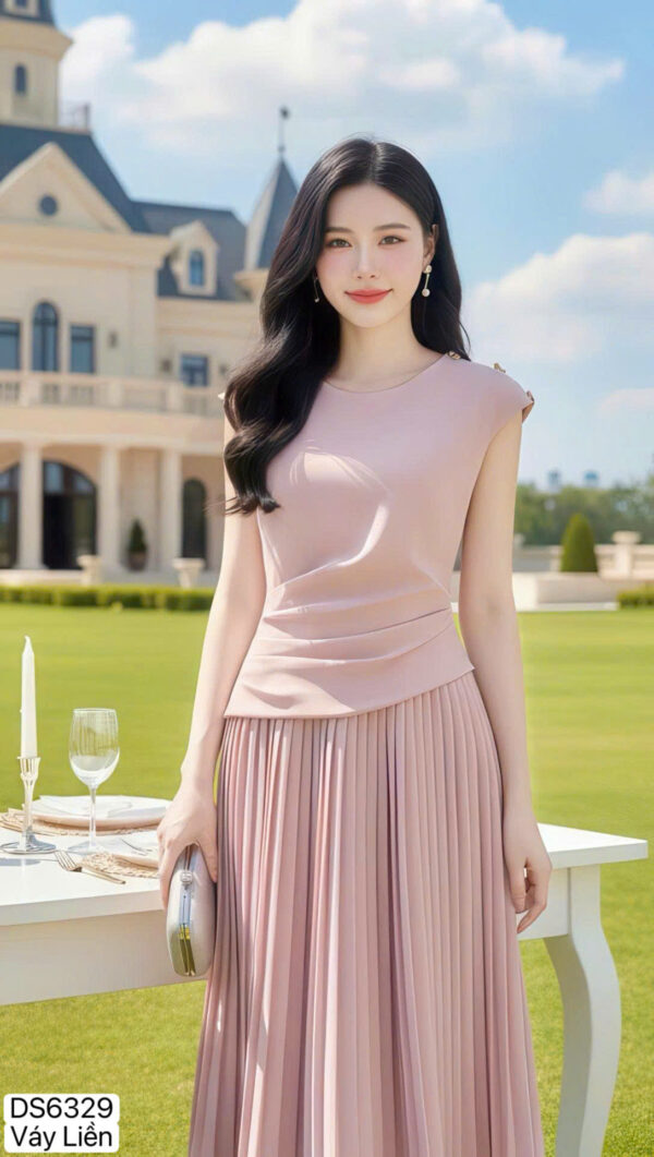 The Rose Petal Serenade Vintage Gown - DS6329