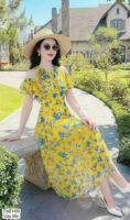 The Golden Hour Radiant Silk Gown - DS8149
