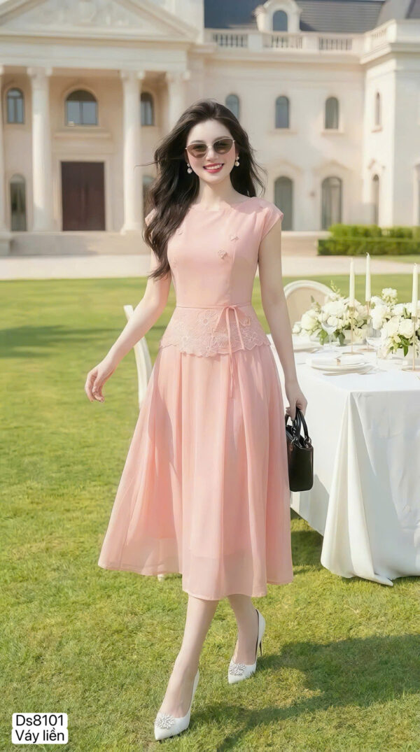 The Ethereal Rose Silk Enchantment Gown - DS8101