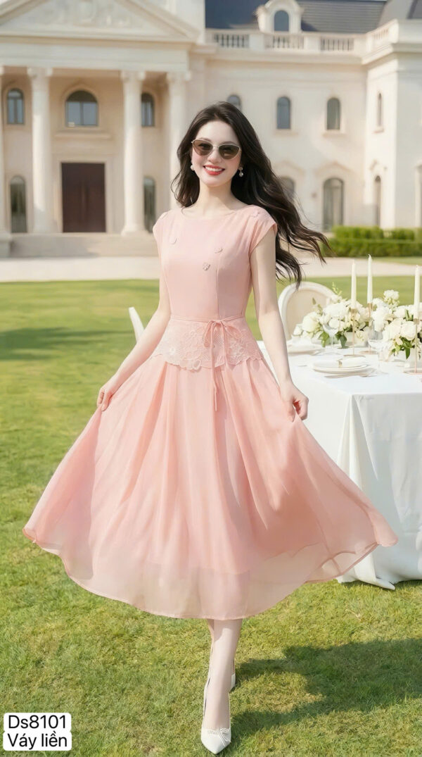 The Ethereal Rose Silk Enchantment Gown - DS8101